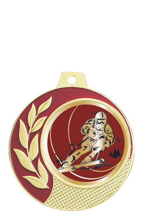 Médaille Ø 70 mm Ski alpin/fond  - CZ22