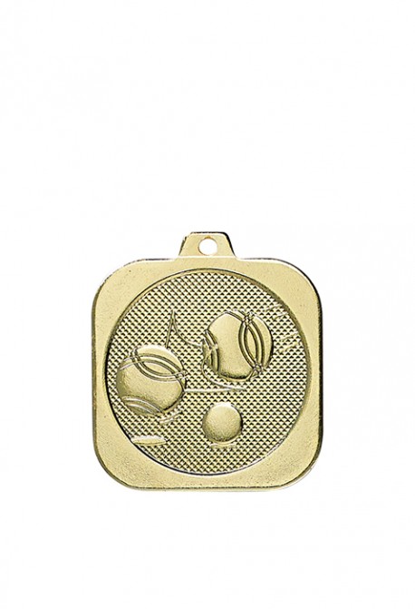 Médaille 35 x 35 mm Boule pétanque  DK13