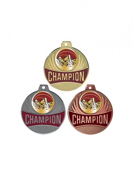 Médaille Ø 50 mm Natation  - CX18