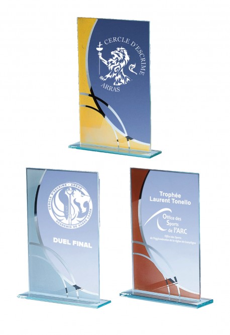 Trophée Verre Personnalisé 162-31-CLI