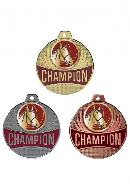 Médaille Ø 50 mm Équitation – CX07