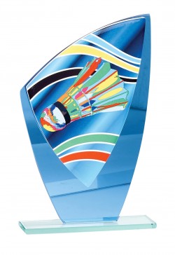 Trophée Verre Badminton 66201