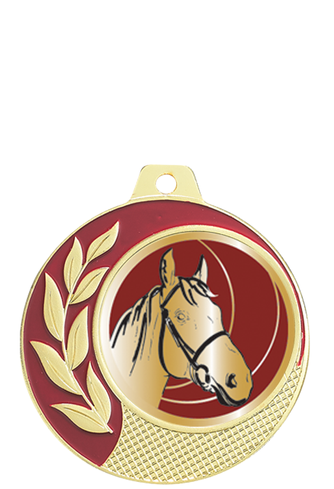 Médaille Ø 70 mm Équitation  - CZ07