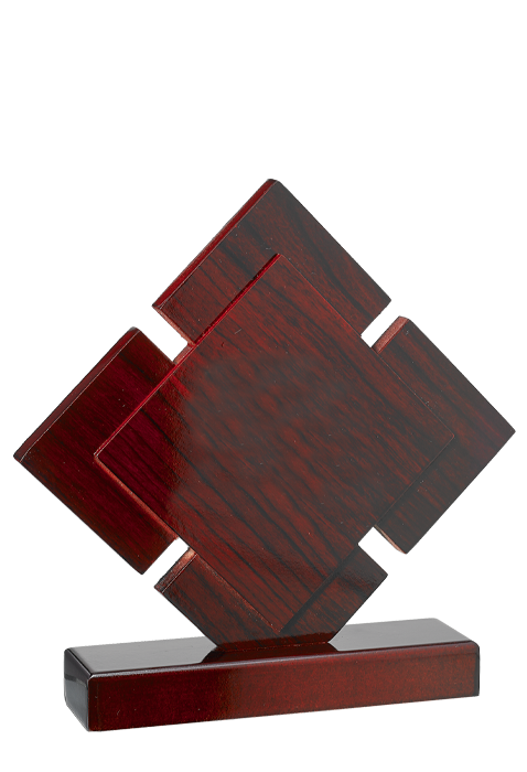 Trophée Bois Personnalisé 132-11-KW