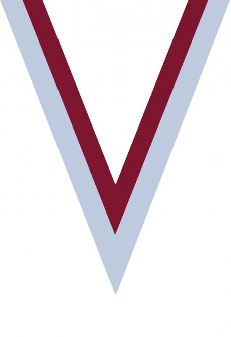 Ruban Médaille  Blanc/Rouge : 6055