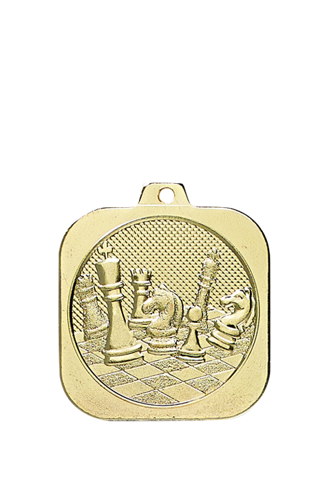 Médaille 35 x 35 mm Échecs  - DK05