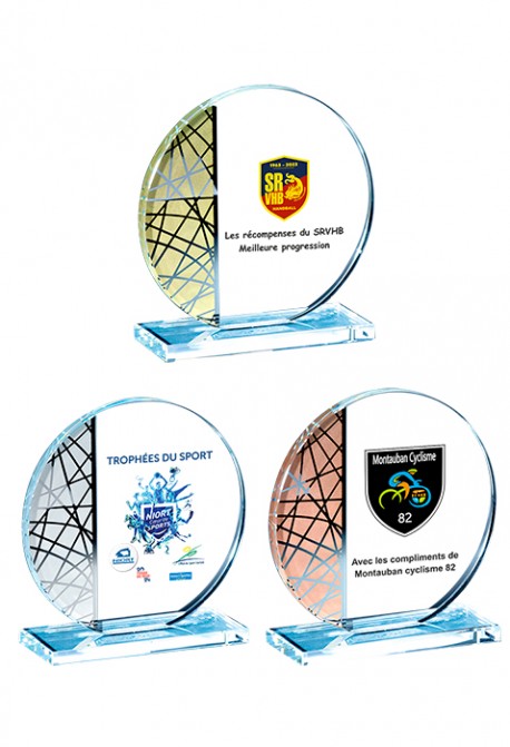 Trophée Verre Personnalisé 156-01-SU