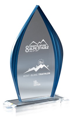 Trophée Acryglass Personnalisé 177-41-CLI