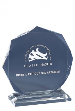Trophée Acryglass Personnalisé 179-01-CLI