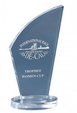 Trophée Acryglass Personnalisé 180-51-CLI