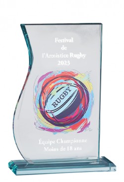 Trophée Verre Personnalisé 152-11-SU