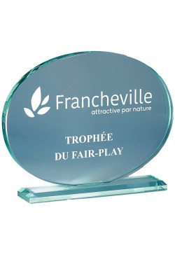 Trophée Verre Personnalisé 166-41-CLI