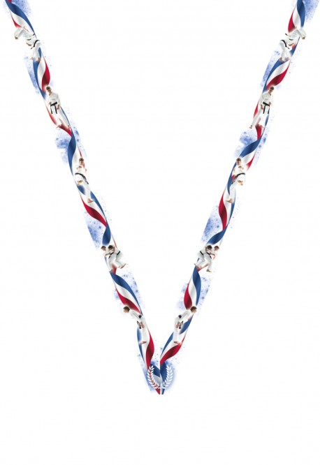 Ruban Médaille  Judo  : 7075