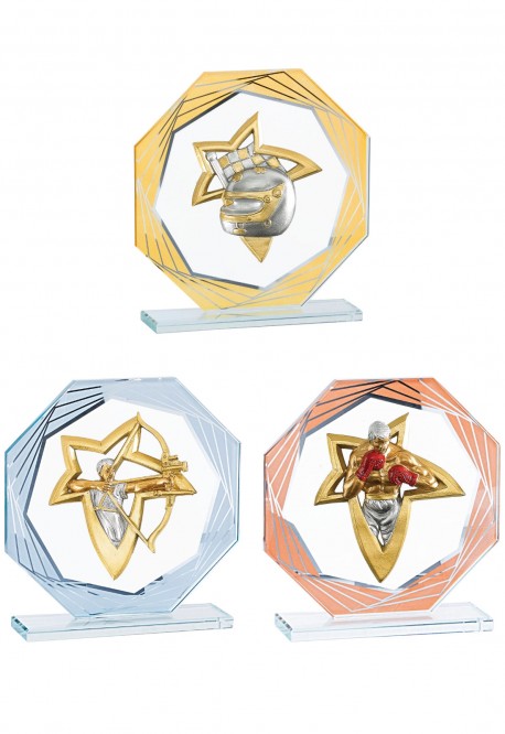 Trophée Verre Personnalisé 130-11-NJ