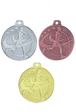 Médaille Ø 50 mm Course à Pied  - Q-061