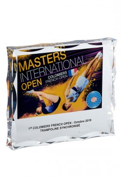 Trophée Acryglass Personnalisé 158-01-SU