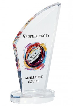 Trophée Acryglass Personnalisé 158-11-SU