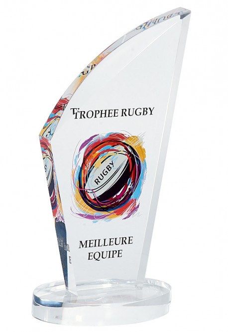 Trophée Acryglass Personnalisé 158-11-SU