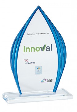 Trophée Acryglass Personnalisé 158-21-SU