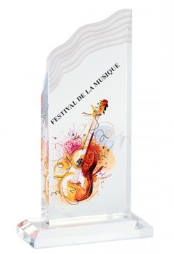 Trophée Acryglass Personnalisé 158-31-SU