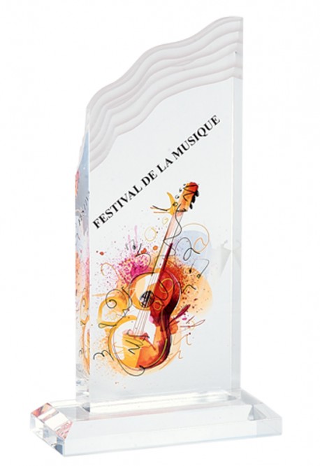 Trophée Acryglass Personnalisé 158-31-SU