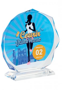 Trophée Acryglass Personnalisé 159-01-SU