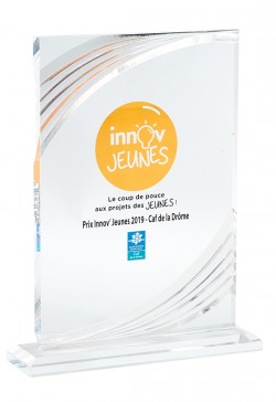 Trophée Acryglass Personnalisé 159-61-SU