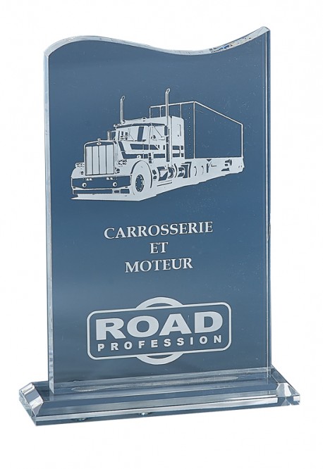 Trophée Acryglass Personnalisé 174-01-CLI