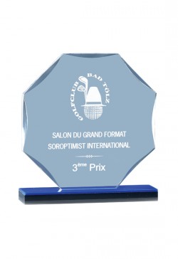 Trophée Acryglass Personnalisé 175-21-CLI
