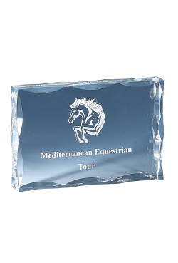 Trophée Acryglass Personnalisé 177-01-CLI