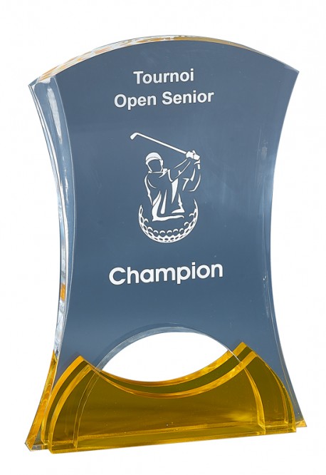 Trophée Acryglass Personnalisé 178-11-CLI