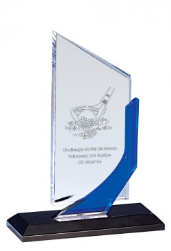 Trophée Acryglass Personnalisé 179-11-CLI