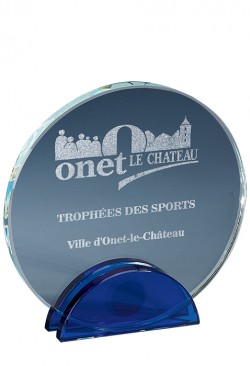 Trophée Verre Personnalisé 168-11-CLI