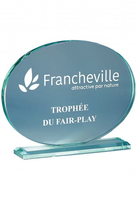 Trophée Verre Personnalisé 166-41-CLI