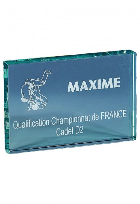 Trophée Verre Personnalisé 167-21-CLI