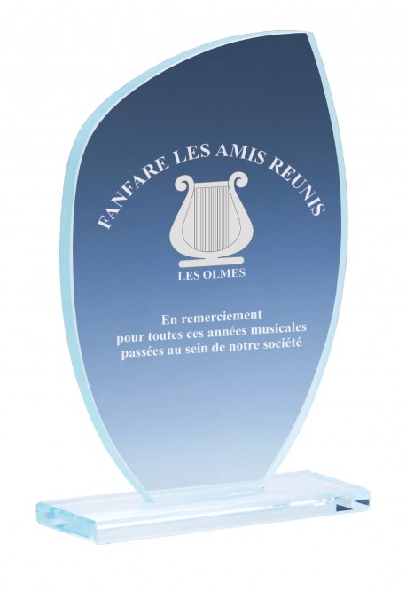 Trophée Verre Personnalisé 169-31-CLI