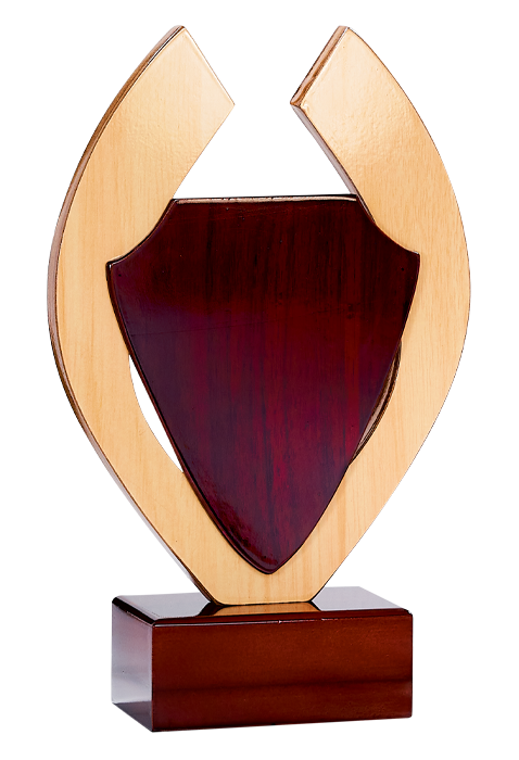 Trophée Bois Personnalisé 129-21-NJ
