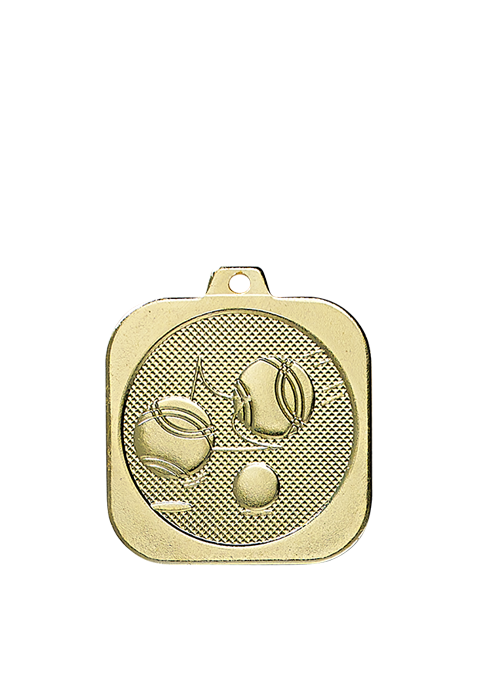 Médaille 35 x 35 mm Boule pétanque  DK13